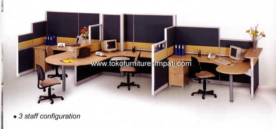 Uno Office Furniture Penyekat partisi kantor MURAH HARGA 